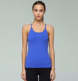 Gym top with back strappy backless sexy gym wear yoga tank top